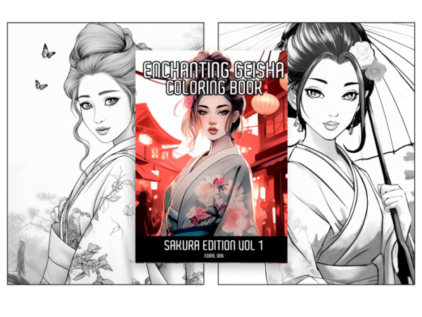 Geisha Coloring Book vol 1