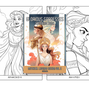 Glorious Goddess Coloring Book: Mythical Legends Vol 2
