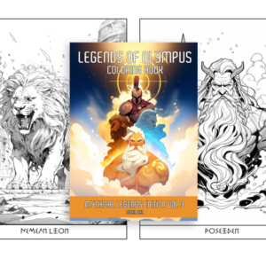 Mythical Legends coloring book