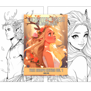 Enchanted Forest Coloring Book: Tree Nymph Edition Vol 1