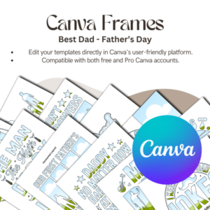 Canva Frames Best Dad
